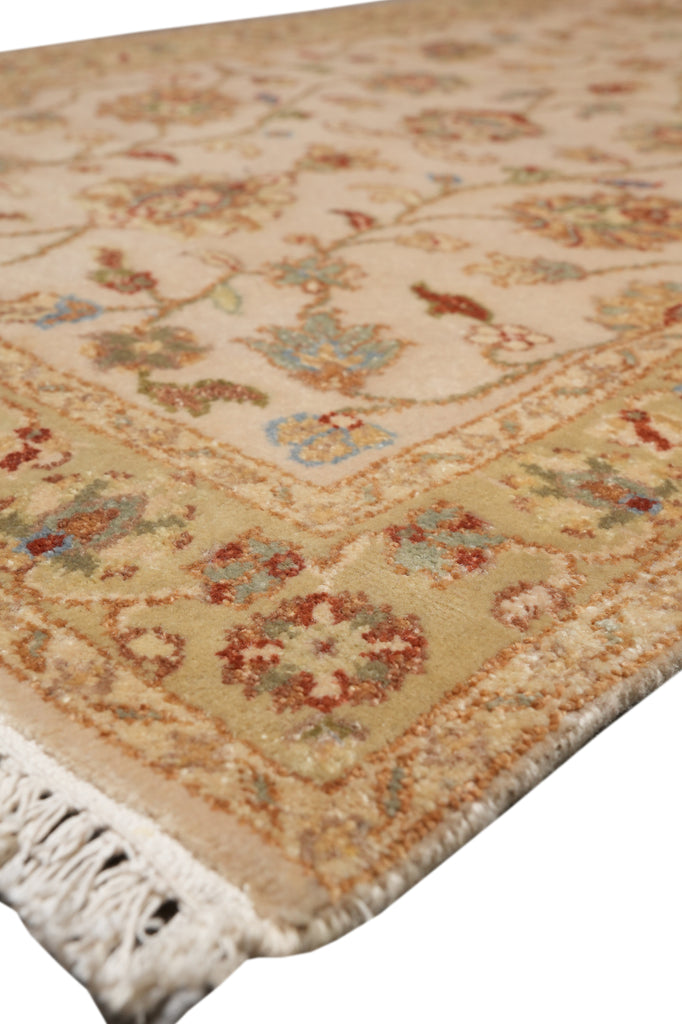 2.9 x 11.9' Feet Long Handmade Runner Beige Gold #B-73736