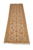 Load image into Gallery viewer, 2.9 x 11.9' Feet Long Handmade Runner Beige Gold