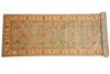 Load image into Gallery viewer, 4 x 17.9 Feet Long Wide Handmade Runner Green Gold #PIX-10484