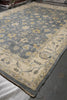 Load image into Gallery viewer, 12 x 17 Large Handmade Wool Rug Gray #F-4539