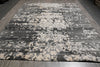 Load image into Gallery viewer, 10 x 13.9 Modern Handmade Wool and Silk Quality Rug Gray #F-4541