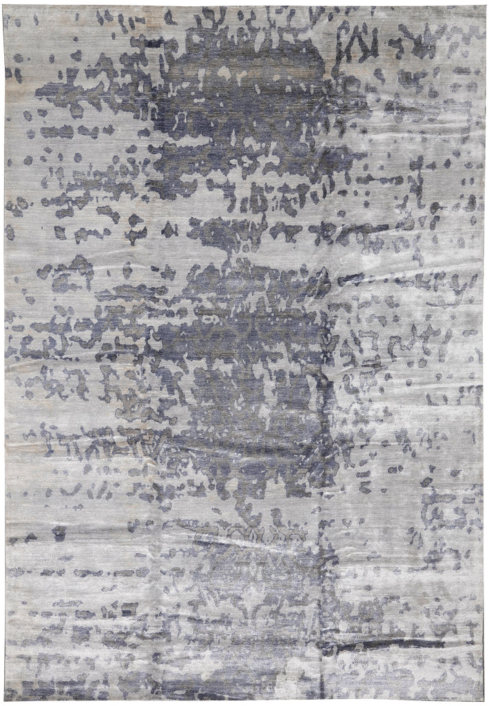 10 x 14 Quality Handmade Contemporary Rug Wool and Silk
