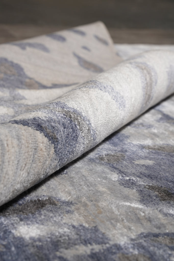 10 x 14 Quality Handmade Contemporary Rug Wool and Silk #F-4542
