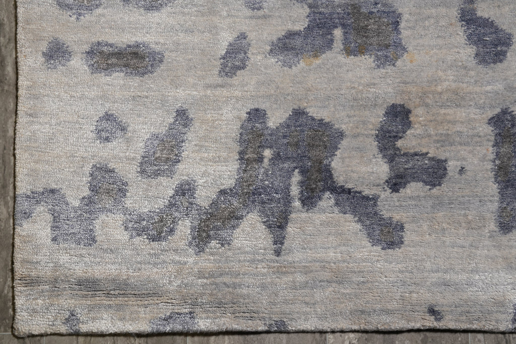 10 x 14 Quality Handmade Contemporary Rug Wool and Silk #F-4542