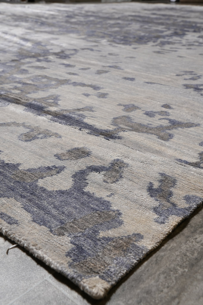 10 x 14 Quality Handmade Contemporary Rug Wool and Silk #F-4542