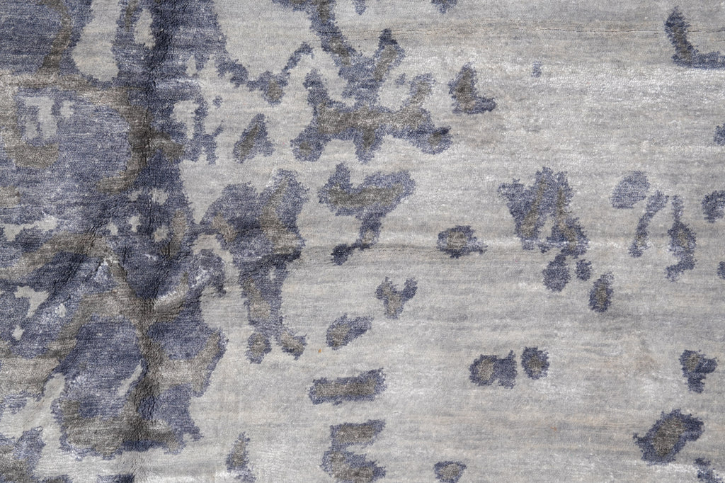 10 x 14 Quality Handmade Contemporary Rug Wool and Silk #F-4542