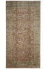 Load image into Gallery viewer, 8.4 x 15.7 Rare Odd Size Wool Handmade Rug Rust Green 