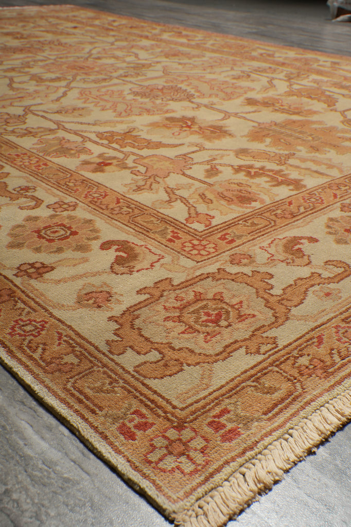 6 x 8.8 Chobi Peshawar Soltanabad Handmade Wool Area Rug PIX-18845