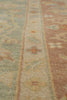 Load image into Gallery viewer, 8.4 x 15.7 Rare Odd Size Wool Handmade Rug Rust Green #F-4543