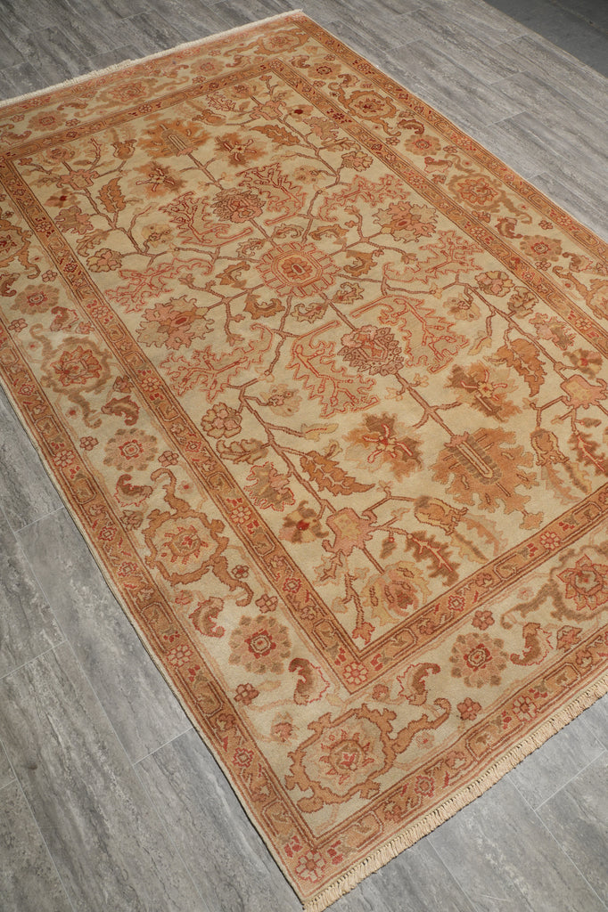 6 x 8.8 Chobi Peshawar Soltanabad Handmade Wool Area Rug PIX-18845
