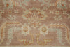 Load image into Gallery viewer, 8.4 x 15.7 Rare Odd Size Wool Handmade Rug Rust Green #F-4543