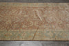 Load image into Gallery viewer, 8.4 x 15.7 Rare Odd Size Wool Handmade Rug Rust Green #F-4543