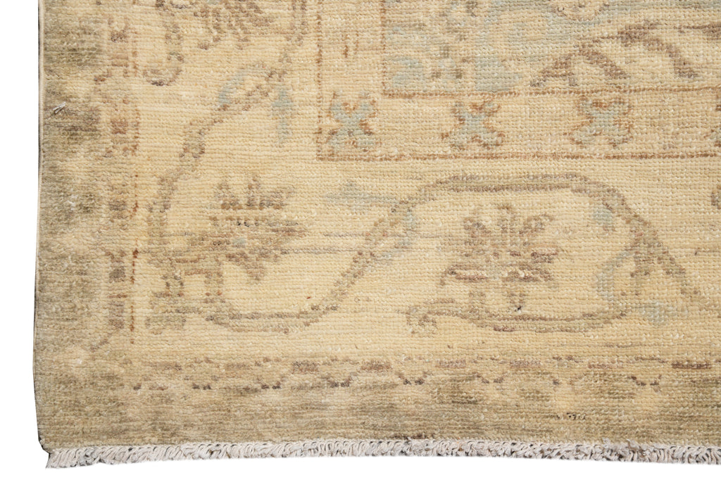 3.6 x 9.3 Lovely  Pastels Faded Colors Handmade Afghanistan Chotan Runner #B-77588
