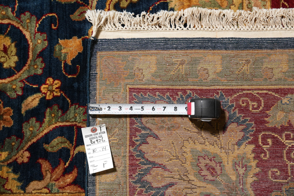 10 x 14  Dense Lustrous Wool Beautiful Jaipur Rug #PIX-926