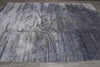 Load image into Gallery viewer, 10 x 14 Contemporary Handmade Wool Rug Soild Plain Denim Blue Color #F-4544