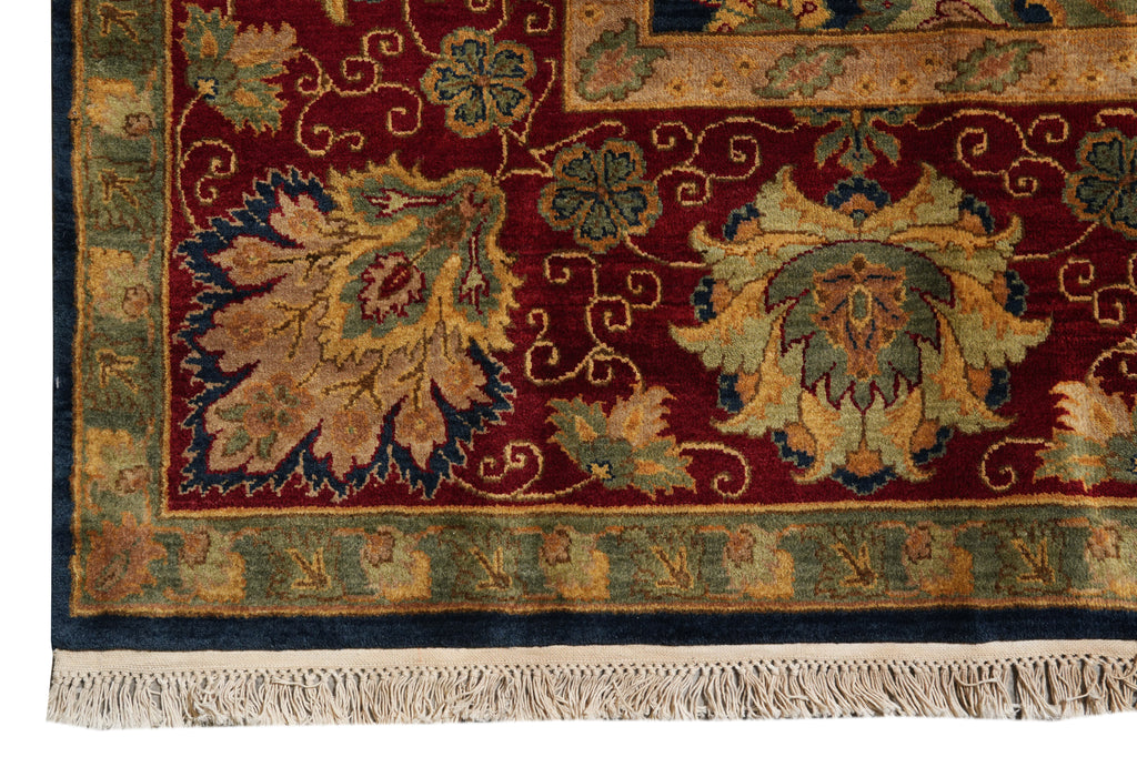 10 x 14  Dense Lustrous Wool Beautiful Jaipur Rug #PIX-926