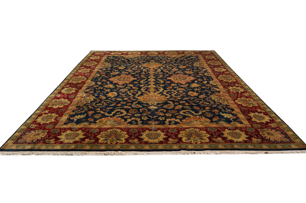 10 x 14  Dense Lustrous Wool Beautiful Jaipur Rug