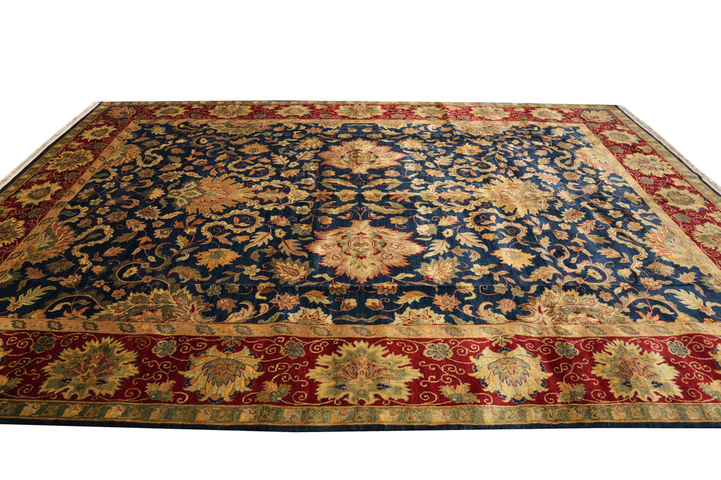 10 x 14  Dense Lustrous Wool Beautiful Jaipur Rug #PIX-926