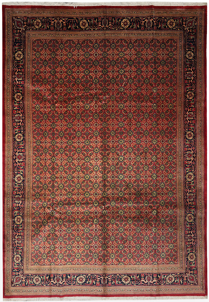 9.9 x 14 Persian Abadeh Herati Rug