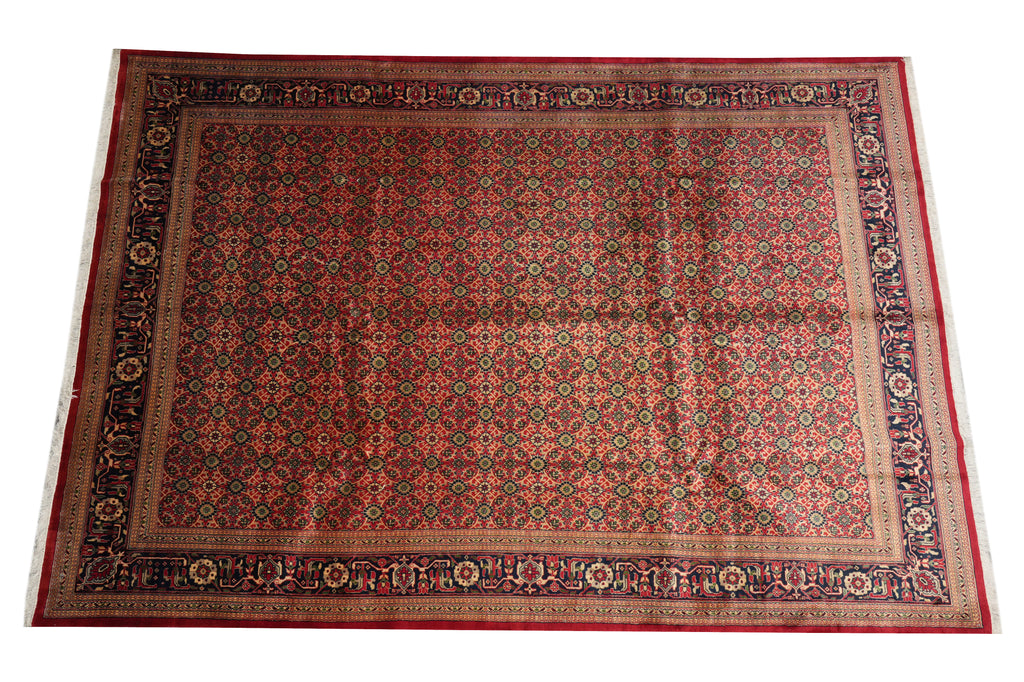 9.9 x 14 Persian Abadeh Herati Rug