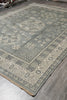 Load image into Gallery viewer, 9 x 12 New Handmade Chotan Rug Low Wool Pile Gray Sage #F-4545