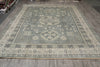 Load image into Gallery viewer, 9 x 12 New Handmade Chotan Rug Low Wool Pile Gray Sage #F-4545