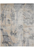 Load image into Gallery viewer, 8 x 10 Beige Gray Handmade Wool and Silk Contemporary Rug 