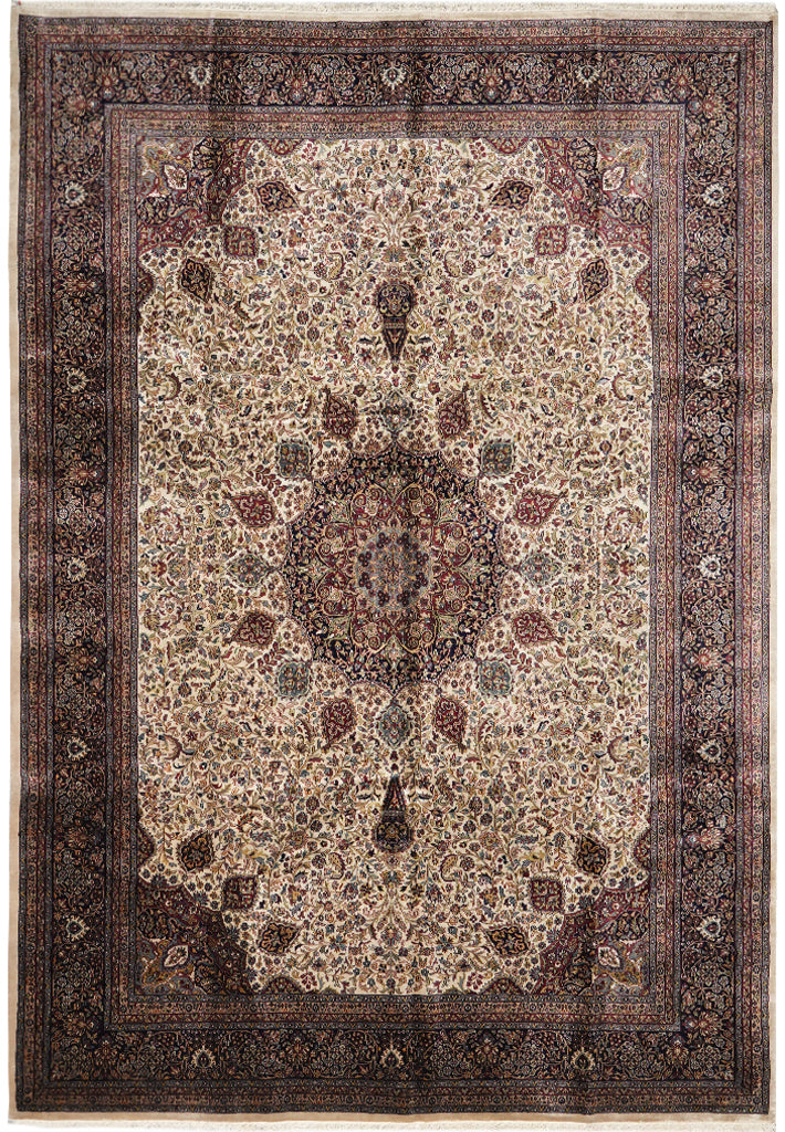 10 x 14 High Quality Handmade India Sheikh Safi Tabriz Rug
