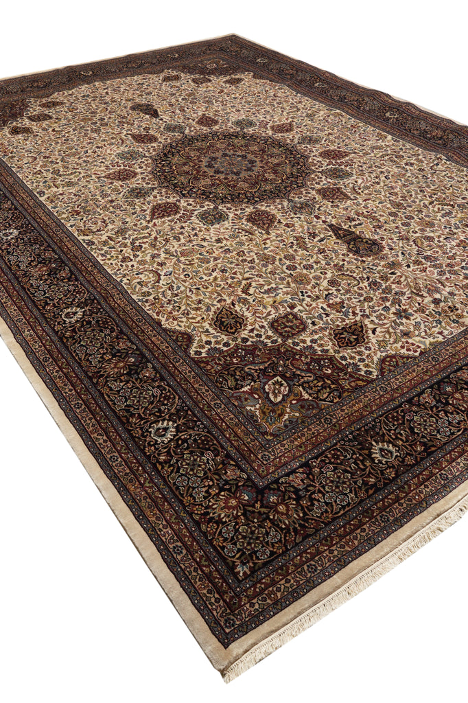 10 x 14 High Quality Handmade India Sheikh Safi Tabriz Rug #PIX-10247