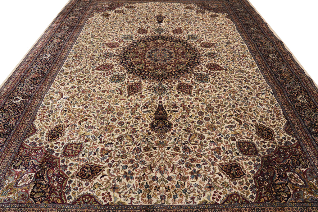 10 x 14 High Quality Handmade India Sheikh Safi Tabriz Rug #PIX-10247
