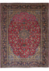 Load image into Gallery viewer, 10 x 13 Sale Genuine Persian Najafabad Esfahan Wool Rug Red Blue Iran Traditional