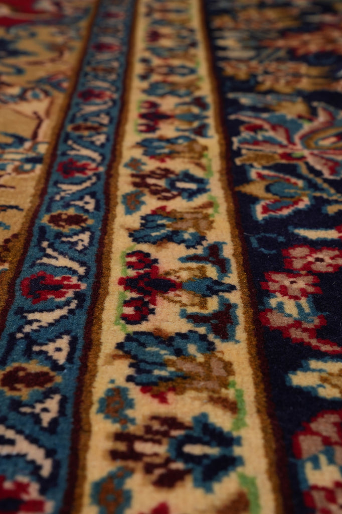 10 x 13 Sale Genuine Persian Najafabad Esfahan Wool Rug Red Blue Iran Traditional #F-4549