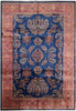 Load image into Gallery viewer, 10 x 14 Sarouk Mohajeran Lustrous Silky Wool Blue Rug 