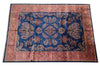 Load image into Gallery viewer, 10 x 14 Sarouk Mohajeran Lustrous Silky Wool Blue Rug #PIX-15763