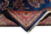 Load image into Gallery viewer, 10 x 14 Sarouk Mohajeran Lustrous Silky Wool Blue Rug #PIX-15763