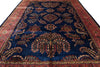 Load image into Gallery viewer, 10 x 14 Sarouk Mohajeran Lustrous Silky Wool Blue Rug #PIX-15763