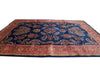 Load image into Gallery viewer, 10 x 14 Sarouk Mohajeran Lustrous Silky Wool Blue Rug #PIX-15763