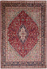 Load image into Gallery viewer, 9.9 x 13.3 Authentic Persian Kerman Floral Rug 1970's Inventory Liquidation Sale