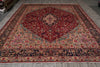 Load image into Gallery viewer, 9.9 x 13.3 Authentic Persian Kerman Floral Rug 1970's Inventory Liquidation Sale #F-4553