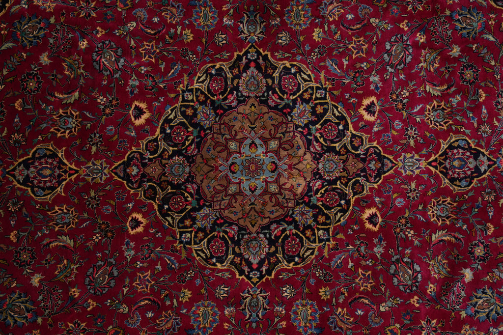 10 x 12.8 Authentic Persian Rug Rich Wool Colors Iran Traditional #F-4554
