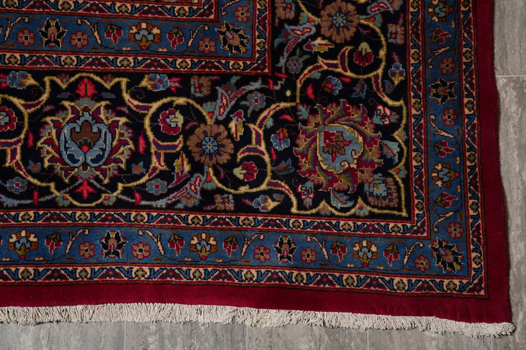 10 x 12.8 Authentic Persian Rug Rich Wool Colors Iran Traditional #F-4554