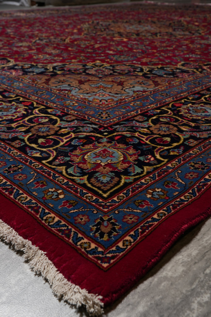 10 x 12.8 Authentic Persian Rug Rich Wool Colors Iran Traditional #F-4554