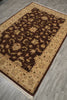 Load image into Gallery viewer, 5.8 x 8.7 Dark Brown Ziegler Handmade Rug #PIX-18772