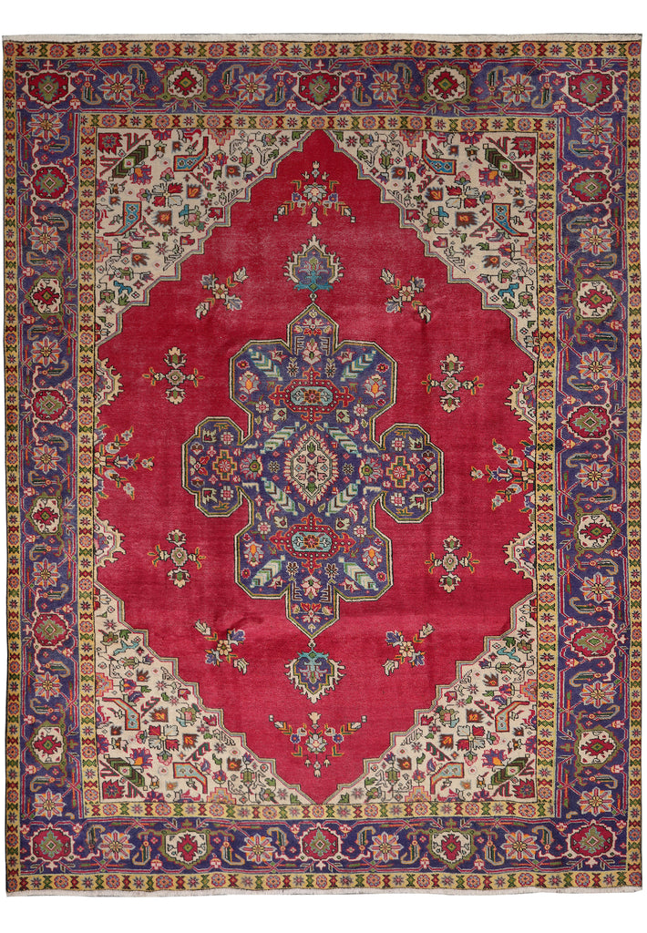 9.9 x 12 Persian Estate Rug Iran 1970's on Sale
