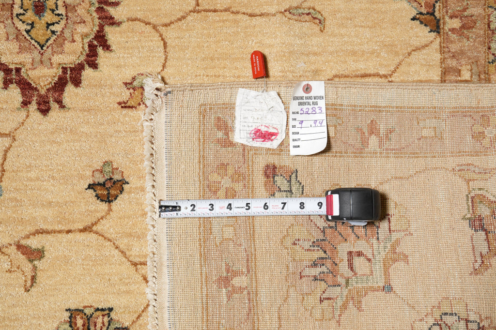 9 x 9 Feet Square Chobi Peshawar Rug #PIX-5283