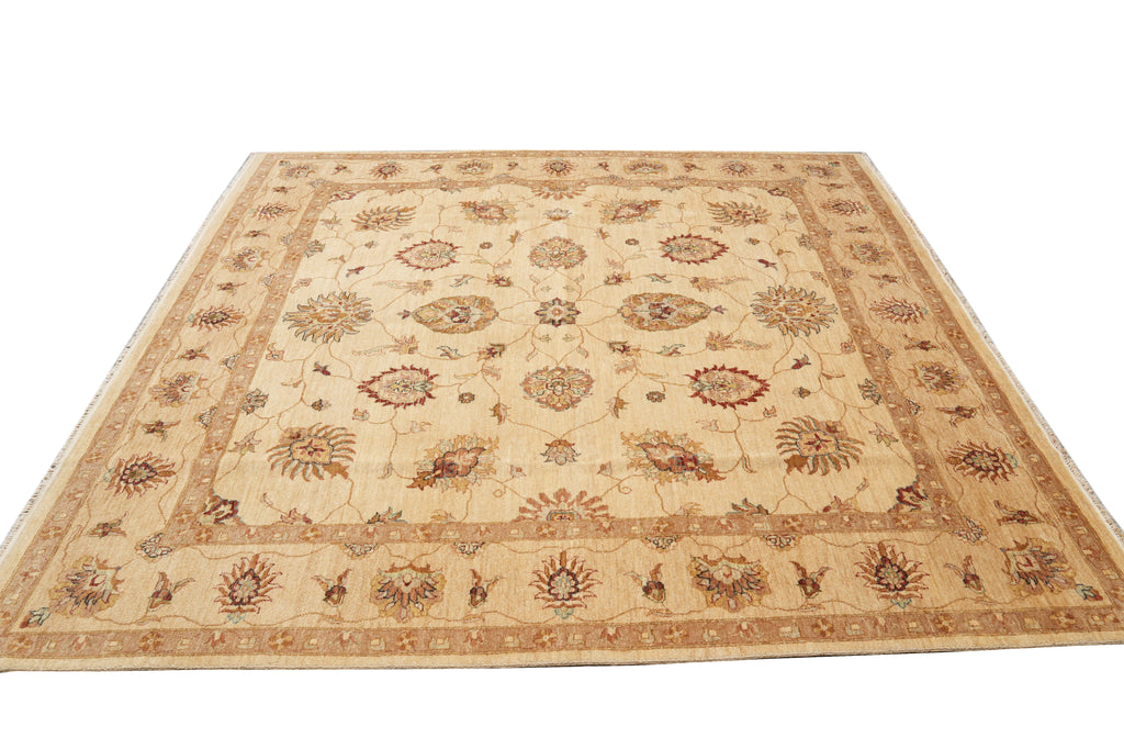 9 x 9 Feet Square Chobi Peshawar Rug #PIX-5283