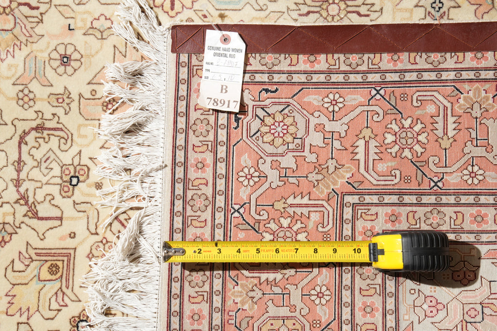 6.9 x 10 Authentic Persian Tabriz Rug High Quality 400 KPSI #B-78917