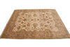 Load image into Gallery viewer, 8 x 9.8  Beige Gold Handmade Jaipur Rug #PIX-3416