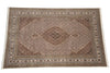 Load image into Gallery viewer, 6.8 x 10 High Quality Handmade India Mahi Tabriz Wool and Silk Rug #PIX-43003
