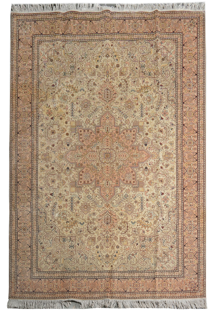 6.9 x 10 Authentic Persian Tabriz Rug High Quality 400 KPSI #B-78917